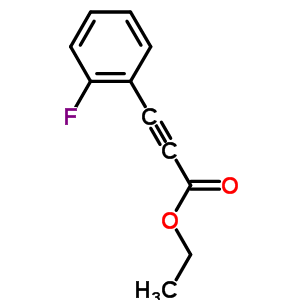(2-Fluoro-phenyl)-propynoic acid ethyl esterStructure,58686-74-1Structure (2-Fluoro-phenyl)-propynoic acid ethyl ester Structure,58686-74-1Structure