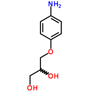 1,2-Propanediol ,3-(4-aminophenoxy)-Structure,58754-71-5Structure 1,2-Propanediol ,3-(4-aminophenoxy)- Structure,58754-71-5Structure