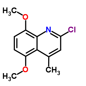 2-Chloro-5,8-dimethoxy-4-methylquinolineStructure,58868-27-2Structure 2-Chloro-5,8-dimethoxy-4-methylquinoline Structure,58868-27-2Structure