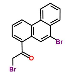 2-Bromo-1-(9-bromophenanthren-1-yl)ethanoneStructure,58870-48-7Structure 2-Bromo-1-(9-bromophenanthren-1-yl)ethanone Structure,58870-48-7Structure