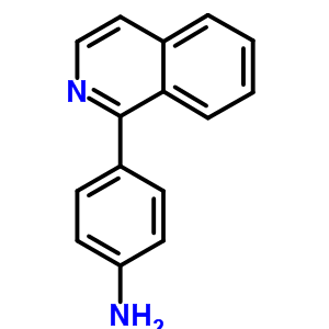 1-(4-Aminophenyl)isoquinolineStructure,58992-84-0Structure 1-(4-Aminophenyl)isoquinoline Structure,58992-84-0Structure
