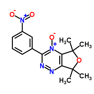 5,7-Dihydro-5,5,7,7-tetramethyl-3-(3-nitrophenyl)furo(3,4-e)-as-triazine 4-oxideStructure,59118-15-9Structure 5,7-Dihydro-5,5,7,7-tetramethyl-3-(3-nitrophenyl)furo(3,4-e)-as-triazine 4-oxide Structure,59118-15-9Structure