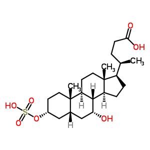 (3Alpha,5beta,7alpha)-7-hydroxy-3-(sulfooxy)cholan-24-oic acidStructure,59132-32-0Structure (3Alpha,5beta,7alpha)-7-hydroxy-3-(sulfooxy)cholan-24-oic acid Structure,59132-32-0Structure