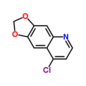 4-Chloro-6,7-methylenedioxyquinolineStructure,59134-89-3Structure 4-Chloro-6,7-methylenedioxyquinoline Structure,59134-89-3Structure