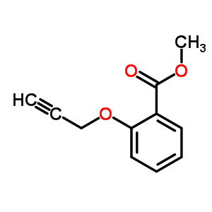 2-(2-丙炔氧基)苯羧酸甲酯結(jié)構(gòu)式_59155-84-9結(jié)構(gòu)式