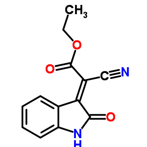 Acetic acid,2-cyano-2-(1,2-dihydro-2-oxo-3h-indol-3-ylidene)-, ethyl esterStructure,59225-18-2Structure Acetic acid,2-cyano-2-(1,2-dihydro-2-oxo-3h-indol-3-ylidene)-, ethyl ester Structure,59225-18-2Structure
