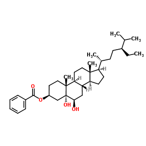 5Alpha-stigmastane-3beta,5,6beta-triol 3-benzoateStructure,59297-18-6Structure 5Alpha-stigmastane-3beta,5,6beta-triol 3-benzoate Structure,59297-18-6Structure