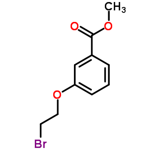 3-(2-溴乙氧基)苯羧酸甲酯結(jié)構(gòu)式_59516-96-0結(jié)構(gòu)式