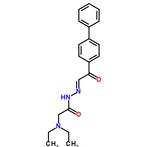 N,n-diethylglycine (p-phenylphenacylidene)hydrazideStructure,5956-92-3Structure N,n-diethylglycine (p-phenylphenacylidene)hydrazide Structure,5956-92-3Structure