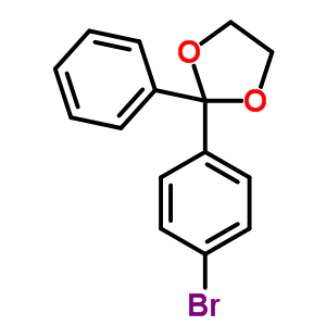 4-Bromobenzophenone ethylene ketalStructure,59793-76-9Structure 4-Bromobenzophenone ethylene ketal Structure,59793-76-9Structure