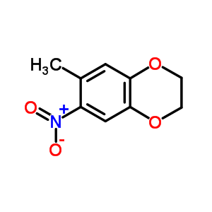 7-Methyl-6-nitro-1,4-benzodioxaneStructure,59820-83-6Structure 7-Methyl-6-nitro-1,4-benzodioxane Structure,59820-83-6Structure