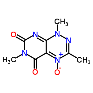 Pyrimido(5,4-e)-1,2,4-triazine-5,7(1h,6h)-dione, 1,3,6-trimethyl-, 4-oxideStructure,60026-34-8Structure Pyrimido(5,4-e)-1,2,4-triazine-5,7(1h,6h)-dione, 1,3,6-trimethyl-, 4-oxide Structure,60026-34-8Structure