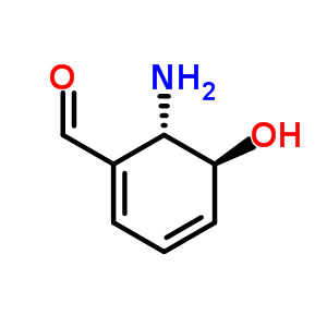 (5S,6s)-6-amino-5-hydroxy-1,3-cyclohexadiene-1-carbaldehydeStructure,60046-57-3Structure (5S,6s)-6-amino-5-hydroxy-1,3-cyclohexadiene-1-carbaldehyde Structure,60046-57-3Structure