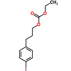 Carbonic acid ethyl 3-(p-iodophenyl)propyl esterStructure,60075-79-8Structure Carbonic acid ethyl 3-(p-iodophenyl)propyl ester Structure,60075-79-8Structure