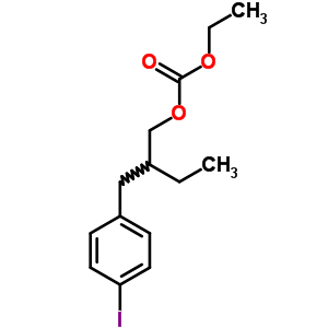 Carbonic acid ethyl 2-(p-iodobenzyl)butyl esterStructure,60075-85-6Structure Carbonic acid ethyl 2-(p-iodobenzyl)butyl ester Structure,60075-85-6Structure