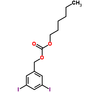 Carbonic acid hexyl 3,5-diiodobenzyl esterStructure,60075-91-4Structure Carbonic acid hexyl 3,5-diiodobenzyl ester Structure,60075-91-4Structure