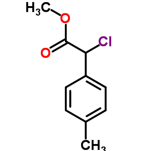 p-甲基-alpha-氯苯乙酸甲酯結(jié)構(gòu)式_60162-33-6結(jié)構(gòu)式