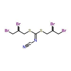 Bis(2,3-dibromopropylsulfanyl)methylidenecyanamideStructure,60222-99-3Structure Bis(2,3-dibromopropylsulfanyl)methylidenecyanamide Structure,60222-99-3Structure