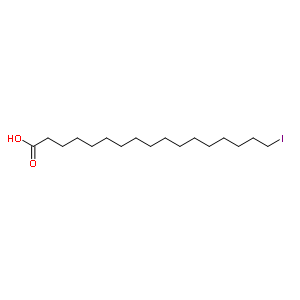 17-iOdoheptadecanoic acid Structure,60451-92-5Structure
