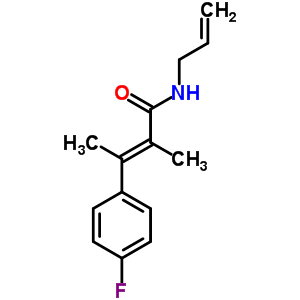 2-Butenamide, 3-(4-fluorophenyl)-2-methyl-n-2-propenyl-, (e)-Structure,60548-33-6Structure 2-Butenamide, 3-(4-fluorophenyl)-2-methyl-n-2-propenyl-, (e)- Structure,60548-33-6Structure
