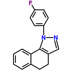 1-(4-氟苯基)-4,5-二氫-1H-苯并[g]吲唑結(jié)構(gòu)式_60656-06-6結(jié)構(gòu)式