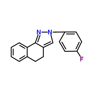 2-(4-氟苯基)-4,5-二氫-2H-苯并[g]吲唑結(jié)構(gòu)式_60656-07-7結(jié)構(gòu)式