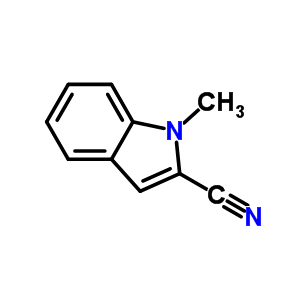1-Methyl-1h-indole-2-carbonitrileStructure,60680-97-9Structure 1-Methyl-1h-indole-2-carbonitrile Structure,60680-97-9Structure