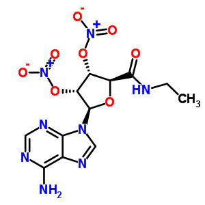 2’,3’-Di-o-nitro-(5’-n-ethylcarboxamido)adenosineStructure,61014-07-1Structure 2’,3’-Di-o-nitro-(5’-n-ethylcarboxamido)adenosine Structure,61014-07-1Structure