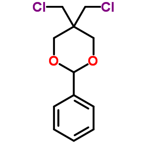 1,3-Dioxane,5,5-bis(chloromethyl)-2-phenyl-Structure,6103-09-9Structure 1,3-Dioxane,5,5-bis(chloromethyl)-2-phenyl- Structure,6103-09-9Structure