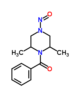 4-Benzoyl-3,5-dimethyl n-nitrosopiperazineStructure,61034-40-0Structure 4-Benzoyl-3,5-dimethyl n-nitrosopiperazine Structure,61034-40-0Structure