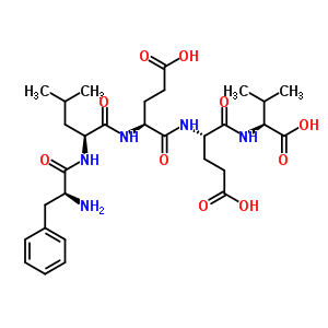 Phenylalanyl-leucyl-glutamyl-glutamyl-valineStructure,61037-79-4Structure Phenylalanyl-leucyl-glutamyl-glutamyl-valine Structure,61037-79-4Structure