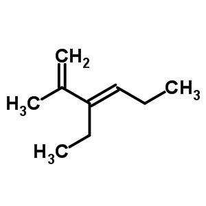 3-Ethyl-2-methyl-1,3-hexadienStructure,61142-36-7Structure 3-Ethyl-2-methyl-1,3-hexadien Structure,61142-36-7Structure