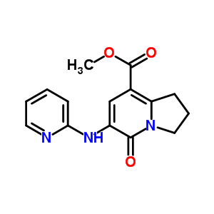 Methyl 5-oxo-6-(pyridin-2-ylamino)-1,2,3,5-tetrahydroindolizine-8-carboxylateStructure,612065-23-3Structure Methyl 5-oxo-6-(pyridin-2-ylamino)-1,2,3,5-tetrahydroindolizine-8-carboxylate Structure,612065-23-3Structure