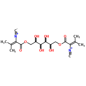 D-mannitol 1,6-bis(2-isocyano-3-methyl-2-butenoate)Structure,61241-59-6Structure D-mannitol 1,6-bis(2-isocyano-3-methyl-2-butenoate) Structure,61241-59-6Structure