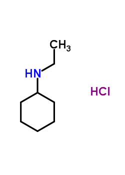 N-乙基環(huán)己胺鹽酸鹽結(jié)構(gòu)式_61278-98-6結(jié)構(gòu)式