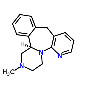 (R)-1,2,3,4,10,14b-六氫-2-甲基吡嗪并[2,1-a]吡啶并[2,3-c][2]苯氮雜卓結(jié)構(gòu)式_61364-37-2結(jié)構(gòu)式