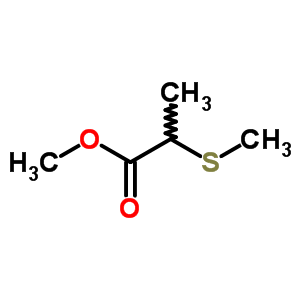 2-(甲基硫代)丙酸甲酯結(jié)構(gòu)式_61366-76-5結(jié)構(gòu)式