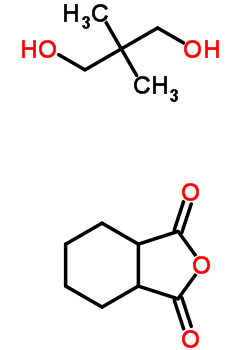 1,3-Isobenzofurandione, hexahydro-, polymer with 2,2-dimethyl-1,3-propanediolStructure,61505-09-7Structure 1,3-Isobenzofurandione, hexahydro-, polymer with 2,2-dimethyl-1,3-propanediol Structure,61505-09-7Structure