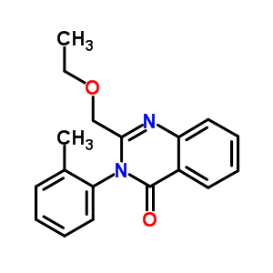 2-(Ethoxymethyl)-3-(2-methylphenyl)quinazolin-4(3h)-oneStructure,61554-65-2Structure 2-(Ethoxymethyl)-3-(2-methylphenyl)quinazolin-4(3h)-one Structure,61554-65-2Structure