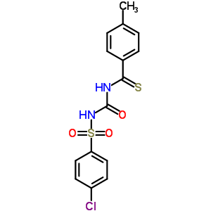 1-(4-Chlorophenyl)sulfonyl-3-(4-methylbenzenecarbothioyl)ureaStructure,61720-80-7Structure 1-(4-Chlorophenyl)sulfonyl-3-(4-methylbenzenecarbothioyl)urea Structure,61720-80-7Structure