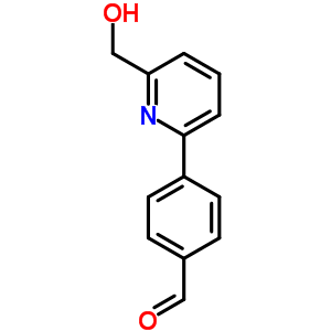 2-(4-甲?；交?-6-(羥基甲基)吡啶結(jié)構(gòu)式_618092-18-5結(jié)構(gòu)式