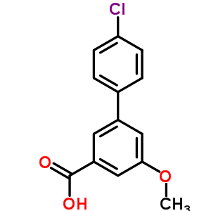 4’-Chloro-5-methoxy-3-biphenylcarboxylic acidStructure,61888-74-2Structure 4’-Chloro-5-methoxy-3-biphenylcarboxylic acid Structure,61888-74-2Structure