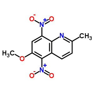6-Methoxy-2-methyl-5,8-dinitroquinolineStructure,61895-33-8Structure 6-Methoxy-2-methyl-5,8-dinitroquinoline Structure,61895-33-8Structure