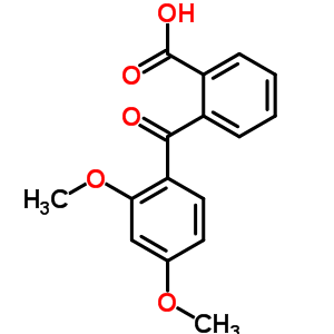 Benzoic acid,2-(2,4-dimethoxybenzoyl)-Structure,61959-31-7Structure Benzoic acid,2-(2,4-dimethoxybenzoyl)- Structure,61959-31-7Structure
