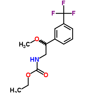 N-(β-methoxy-m-trifluoromethylphenethyl)carbamic acid ethyl esterStructure,62064-73-7Structure N-(β-methoxy-m-trifluoromethylphenethyl)carbamic acid ethyl ester Structure,62064-73-7Structure