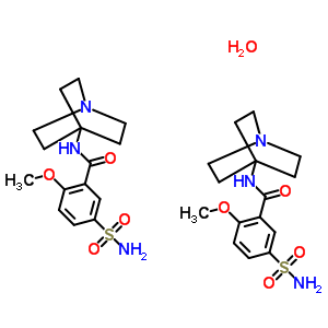 2-Methoxy-n-(3-quinuclidinyl)-5-sulfamoylbenzamideStructure,62190-15-2Structure 2-Methoxy-n-(3-quinuclidinyl)-5-sulfamoylbenzamide Structure,62190-15-2Structure