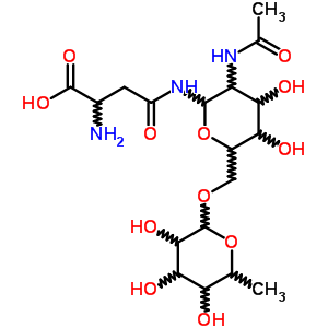 Fucosyl-n-acetylglucosaminylasparagineStructure,62203-19-4Structure Fucosyl-n-acetylglucosaminylasparagine Structure,62203-19-4Structure
