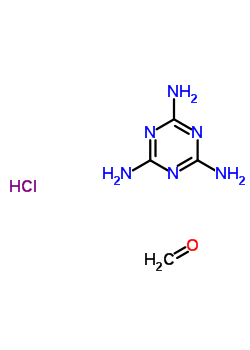 1,3,5-Triazine-2,4,6-triamine, polymer with formaldehyde, hydrochlorideStructure,62412-64-0Structure 1,3,5-Triazine-2,4,6-triamine, polymer with formaldehyde, hydrochloride Structure,62412-64-0Structure