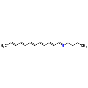 N-(dodec-2,4,6,8,10-pentaenylidene)-n-butylamineStructure,62480-45-9Structure N-(dodec-2,4,6,8,10-pentaenylidene)-n-butylamine Structure,62480-45-9Structure