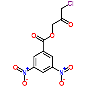 3-Chloro-2-oxopropyl =3,5-dinitrobenzoateStructure,62522-68-3Structure 3-Chloro-2-oxopropyl =3,5-dinitrobenzoate Structure,62522-68-3Structure